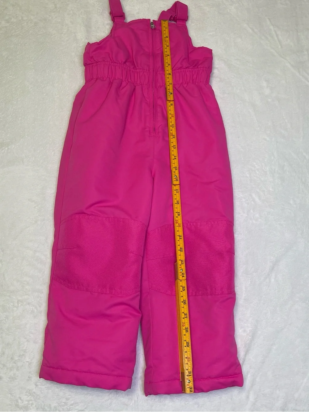 Healthtex Toddler Girls 5T Electric Pink Insulated Winter Snow Bib Overalls